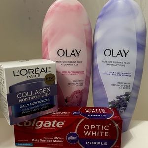 Olay Body Wash and L'Oreal Moisturizer Set